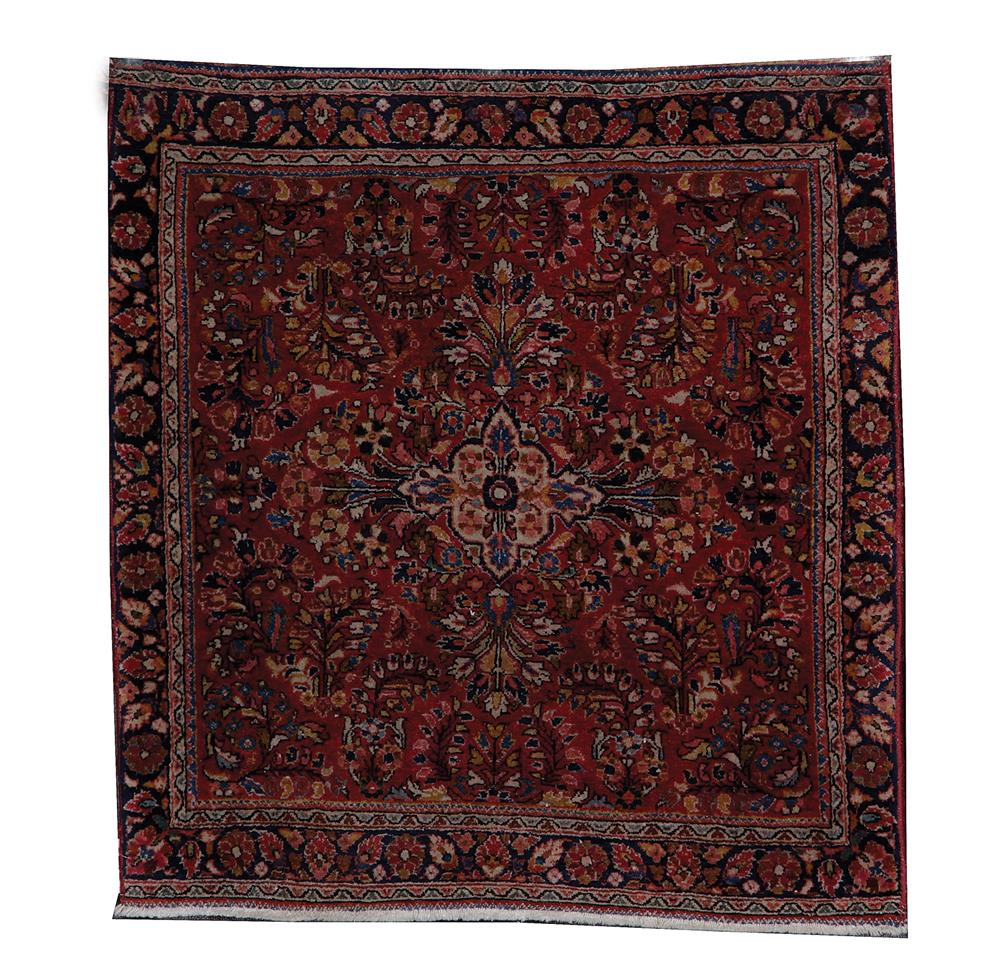 Appraisal: Semi-antique Persian Sarouk carpet circa ' x ' Provenance South