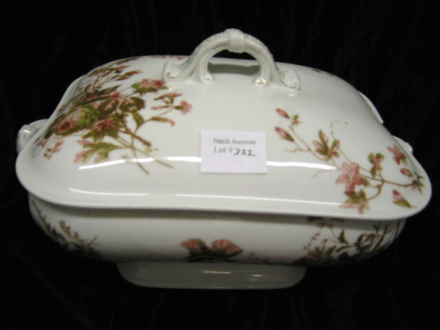 Appraisal: Victorian Haviland Limoges Soup Tureen floral circa