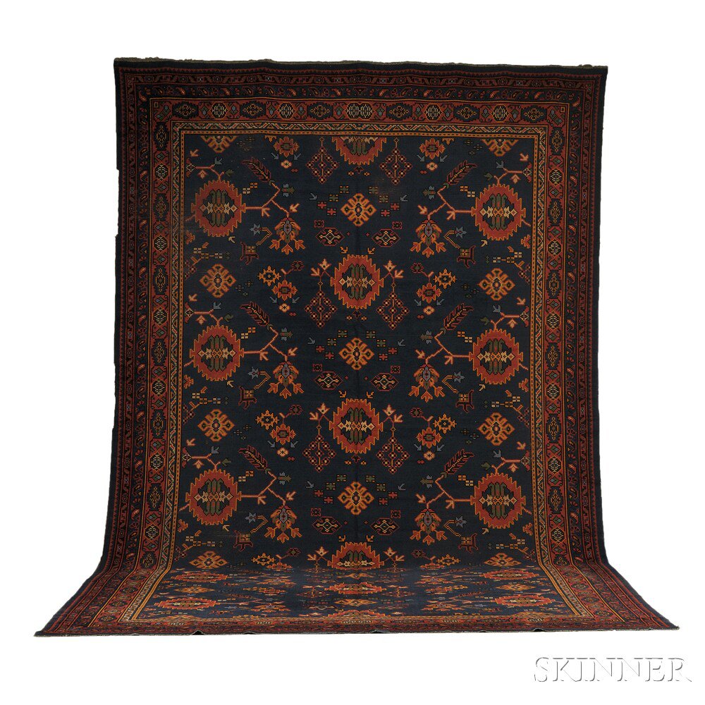 Appraisal: Donegal Carpet Ireland early th century the midnight blue field