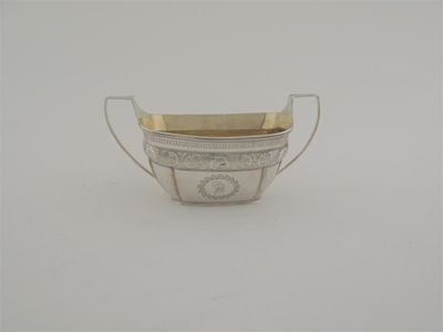 Appraisal: A George III Scottish two handled sugar basin with an