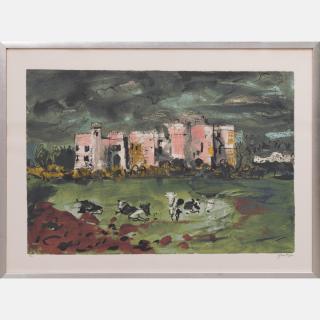 Appraisal: John Piper - Carew Castle Silkscreen Signed lower right and