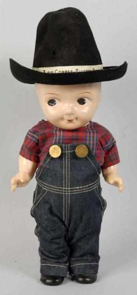 Appraisal: Vintage Composition Buddy Lee Advertising Doll Description Includes original shirt