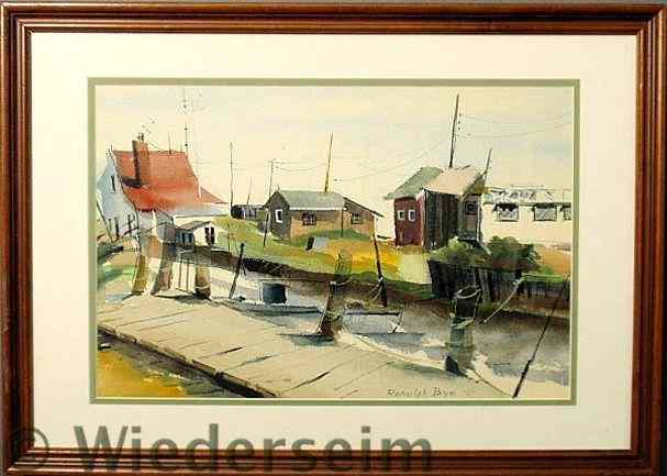 Appraisal: Bye DeBayeaux Ranulph American Pennsylvania New York - watercolor painting