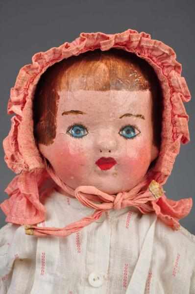 Appraisal: Rare Alabama Indestructible Cloth Doll Description Oil painted head and