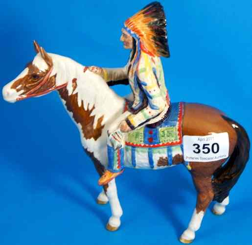 Appraisal: Beswick Indian on Skewbald Horse Model