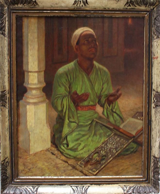 Appraisal: Orientalist late th Century Orientalist late th Century Praying man