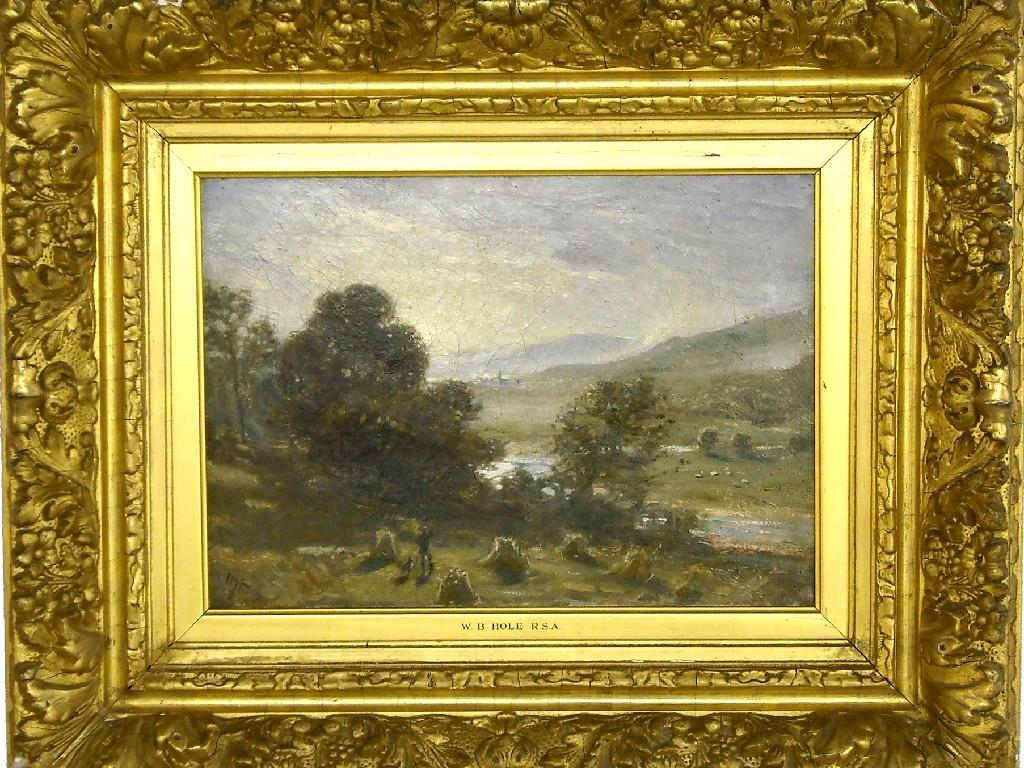 Appraisal: By William Brassey Hole - - 'A Silvery Morning' monogrammed