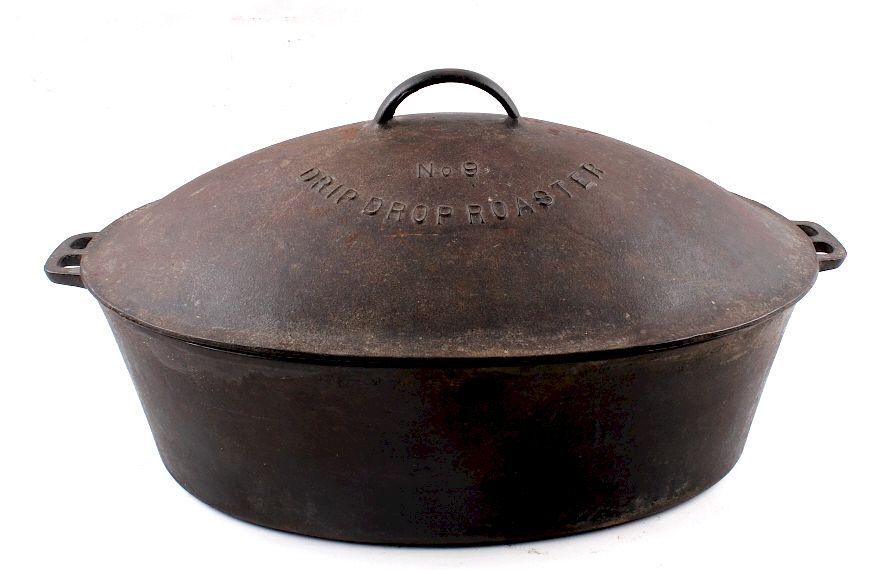 Appraisal: Wagner Ware Cast Iron Large No Oval Roaster For your