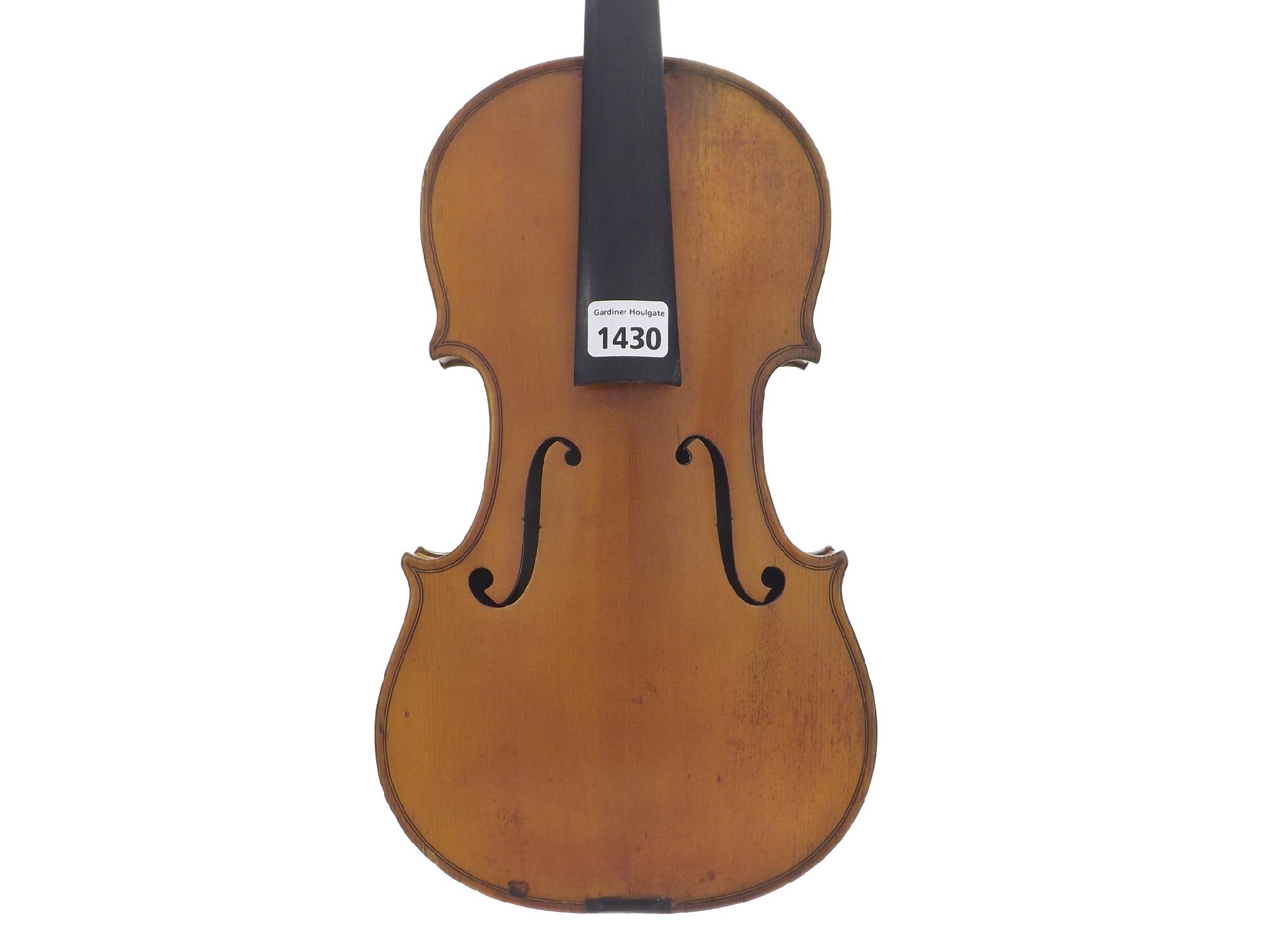 Appraisal: Violin labelled Gustave Bazin cm