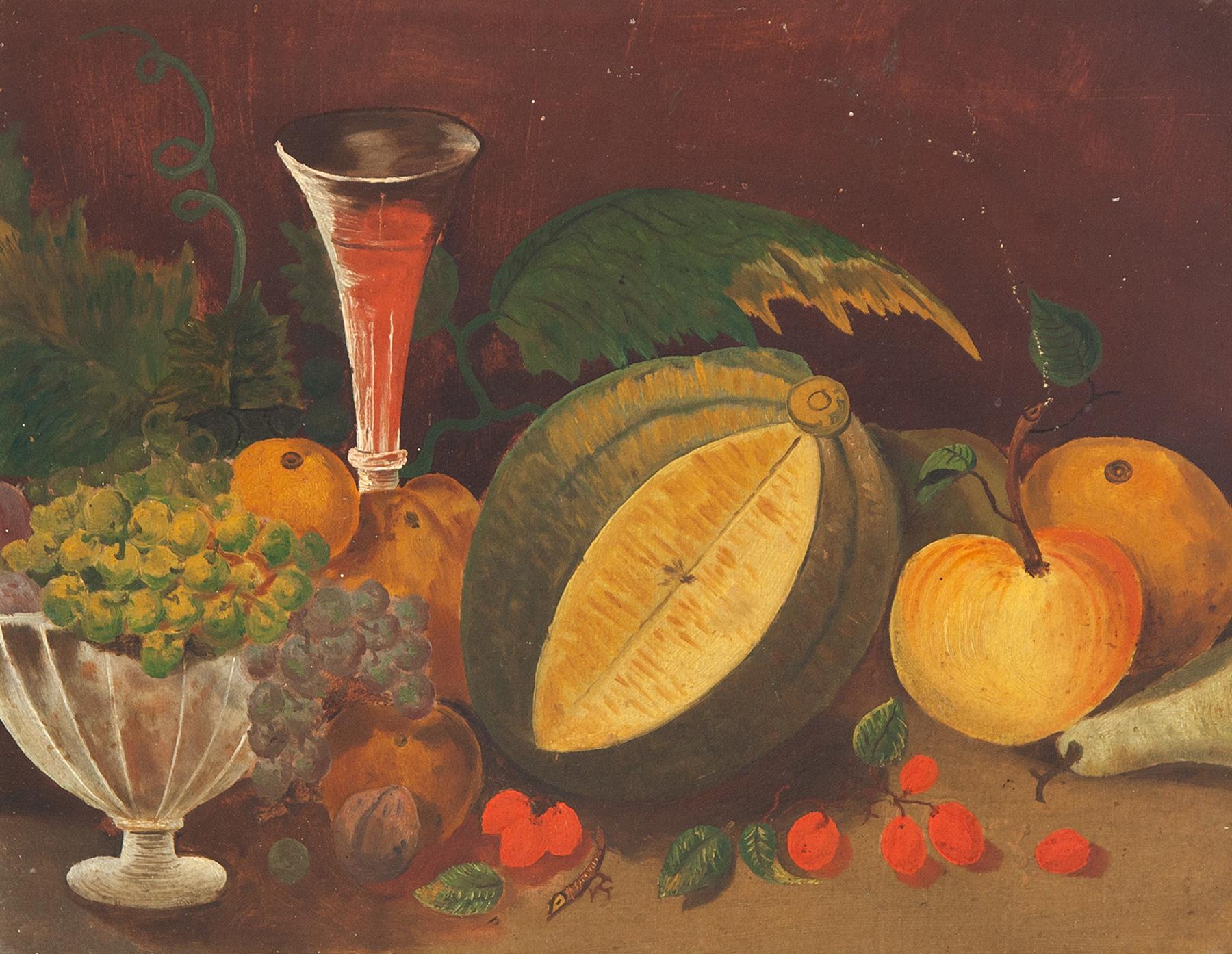 Appraisal: STILL LIFE AMERICAN SCHOOL ND HALF- TH CENTURY Oil on