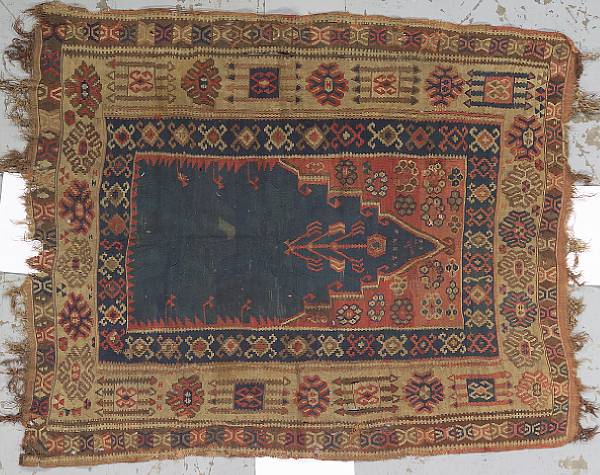 Appraisal: A Turkish kilim Anatolia first quarter th century size approximately