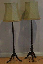 Appraisal: Two standard lamps