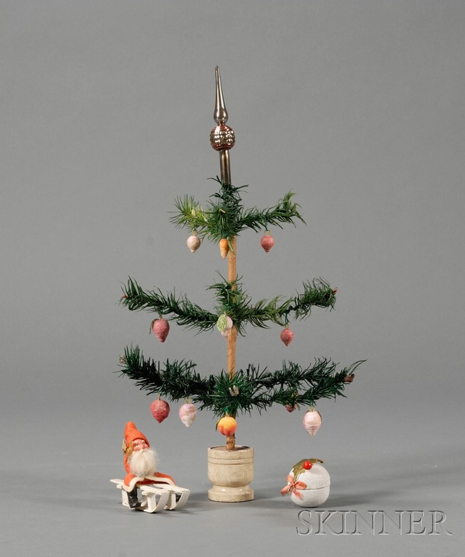 Appraisal: Three Small Christmas Items Germany probably late th to mid-