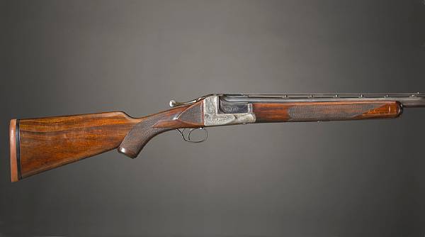 Appraisal: A scarce Fox gauge JE Grade single barrel trap gun