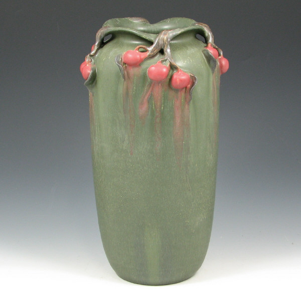 Appraisal: Ephraim Cherry Orchard Vase - Mint Ephraim Cherry Orchard vase