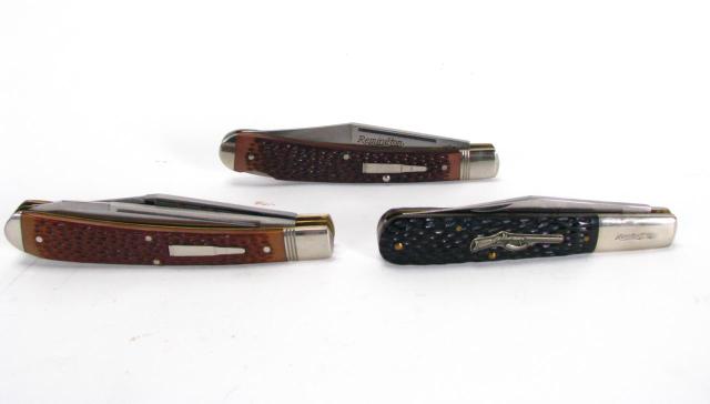 Appraisal: Three Remington bullet knives all in boxes including RB Daddy