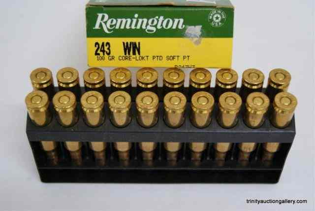 Appraisal: Remington Box of Rifle Cartridge AmmunitionThis is a full box