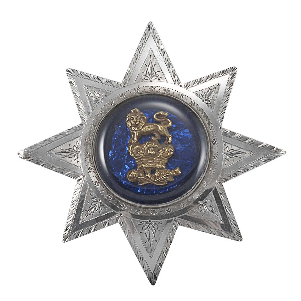 Appraisal: George III Silver Military Order Badge Probably John Lambe London