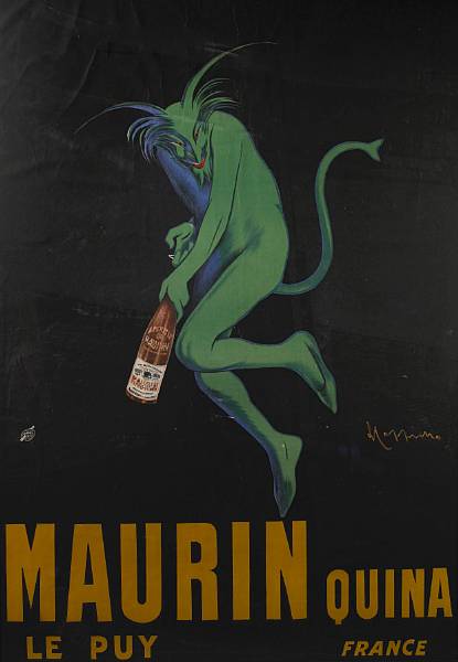 Appraisal: Leonetto Cappiello Italian - Maurin Quina C Lithograph in colors