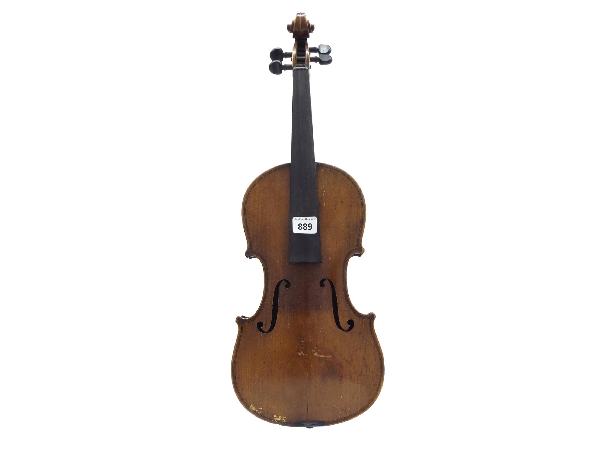 Appraisal: German violin labelled Edmund Paulus Markneukirchen Sachsen cm