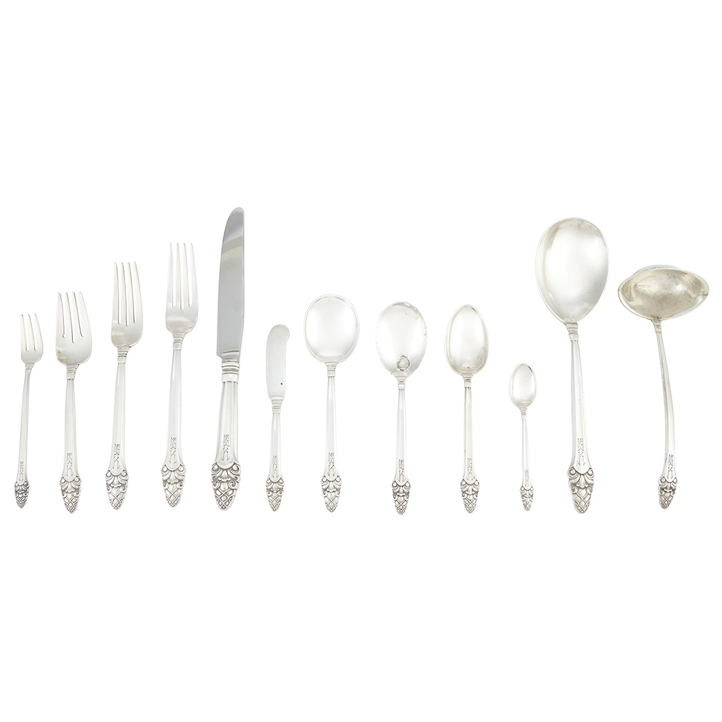 Appraisal: Gorham Sterling Silver Flatware Service In the Sovereign pattern comprising