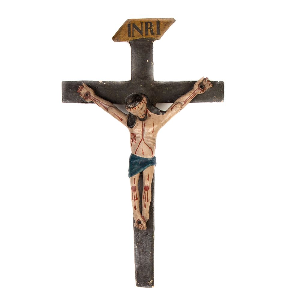 Appraisal: Mexico Cristo Crucificado Late th Century Mexico Cristo Crucificado Late