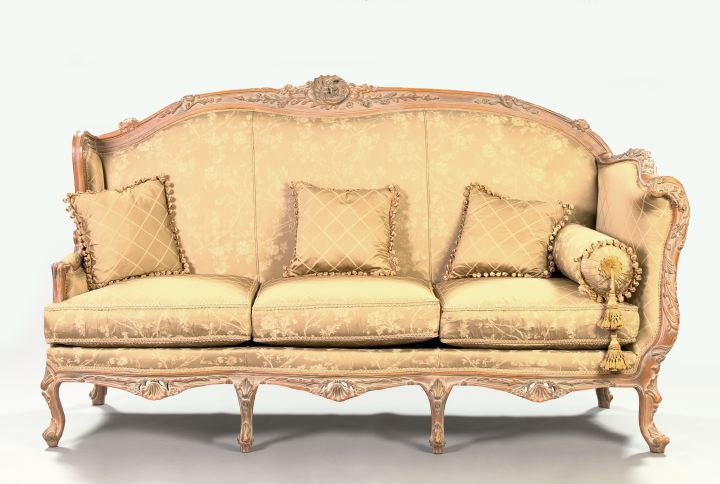 Appraisal: Napoleon III-Style Three-Piece Faux-Bois Parlor Suite late th century in