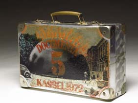 Appraisal: KIENHOLZ DOCUMENTA Aluminum briefcase entitled Documenta by Edward Kienholz American