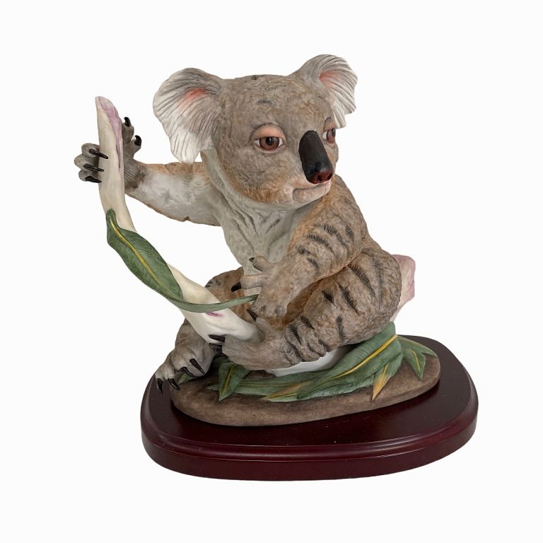 Appraisal: Boehm Porcelain Baby Koala Bear Sculpture Boehm Porcelain Baby Koala