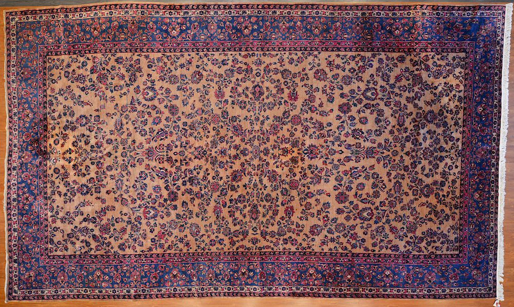 Appraisal: Semi-Antique Sarouk Carpet Persia x Second quarter- th century Condition