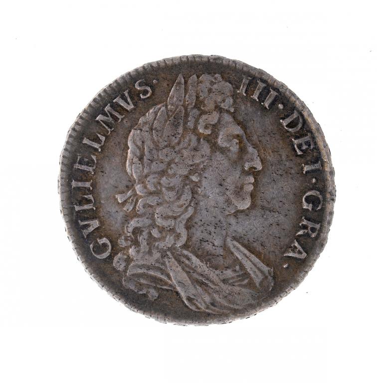 Appraisal: William III Halfcrown VF