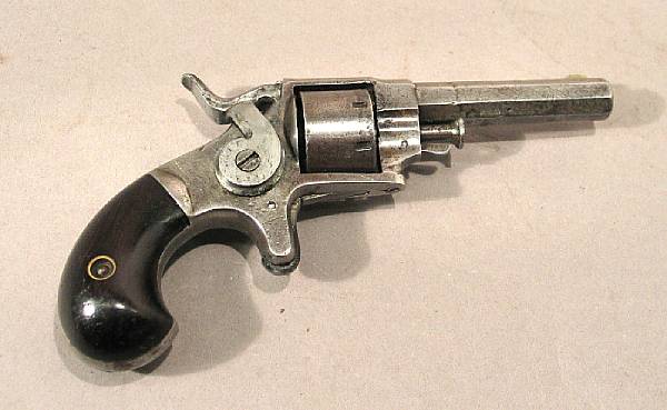 Appraisal: An Ethan Allen amp Co sidehammer pocket revolver Serial no