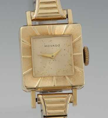 Appraisal: A Ladies' Movado k Gold Dress Watch k yellow gold