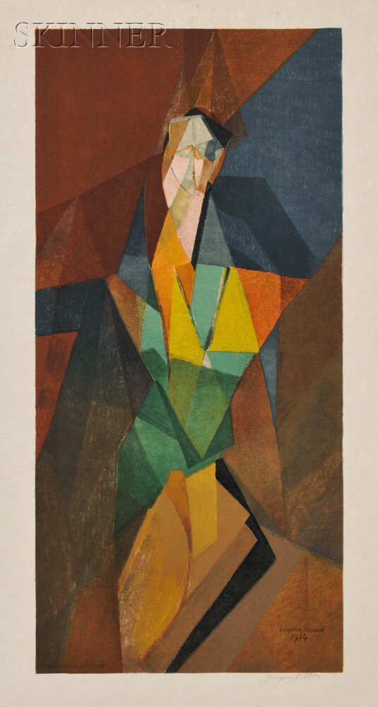 Appraisal: After Jacques Villon French - Femme Cubiste published by H