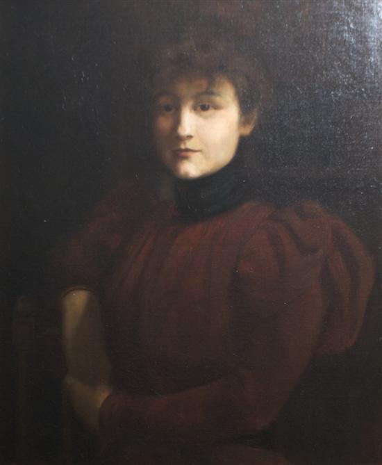 Appraisal: Artist Unknown Early th Century Portrait of a Woman in