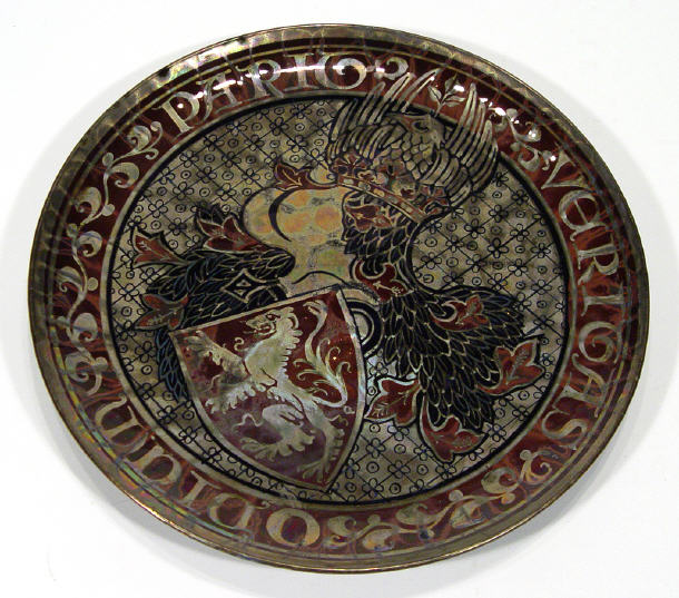 Appraisal: Pilkingtons Lancastrian Arts Crafts pottery plate designed by William Mycock