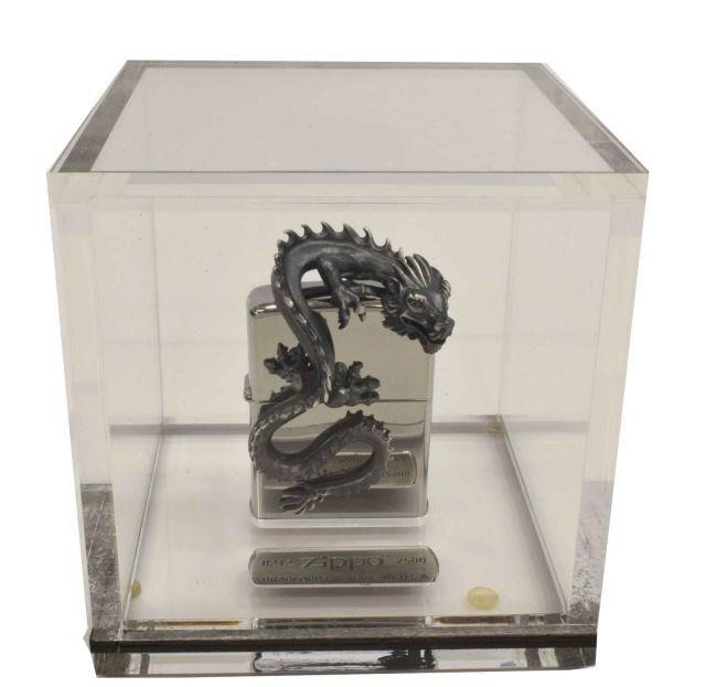 Appraisal: Zippo limited-edition three-dimensional dragon lighter numbered of housed in acrylic