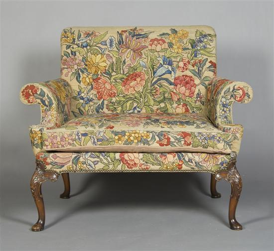 Appraisal: A Louis XV Style Fauteuil Height inches