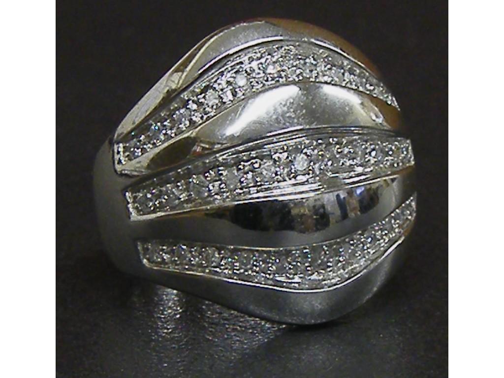 Appraisal: Fancy ct gold band ring set with thirty-six small diamonds