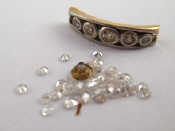 Appraisal: A quantity of loose polished diamonds approx carats total together