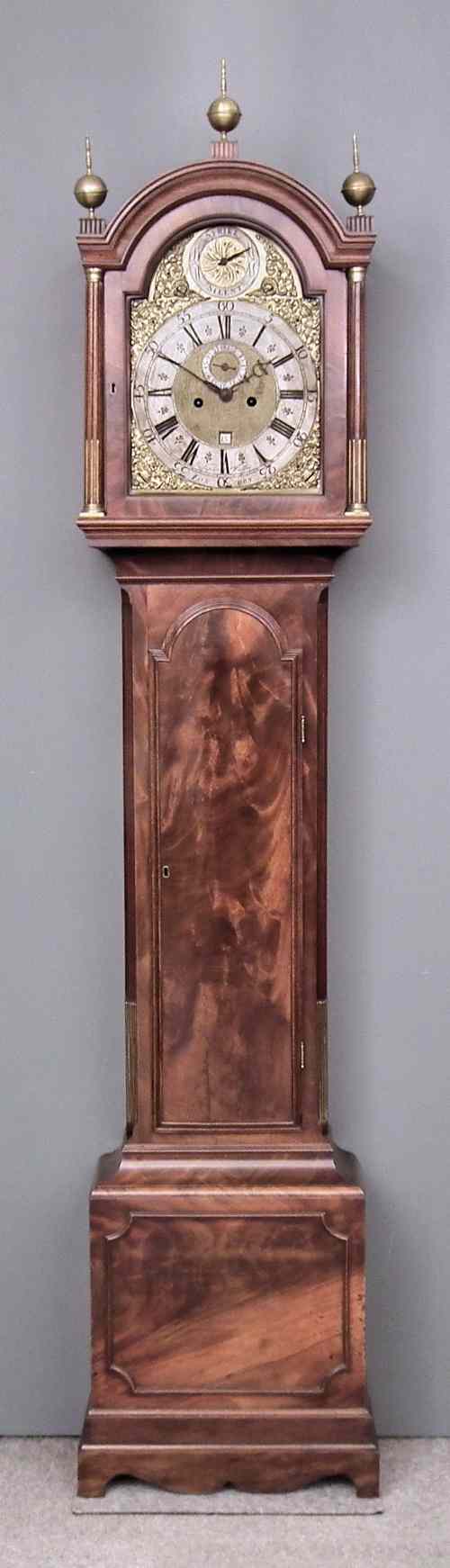 Appraisal: An th Century mahogany longcase clock by Joseph Wallis of