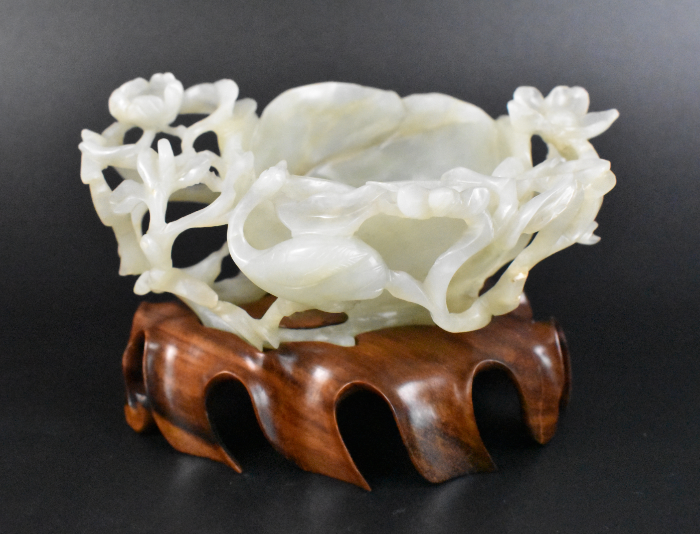 Appraisal: Chinese Ming Dynasty naturalistically carved as a hollowed flower on