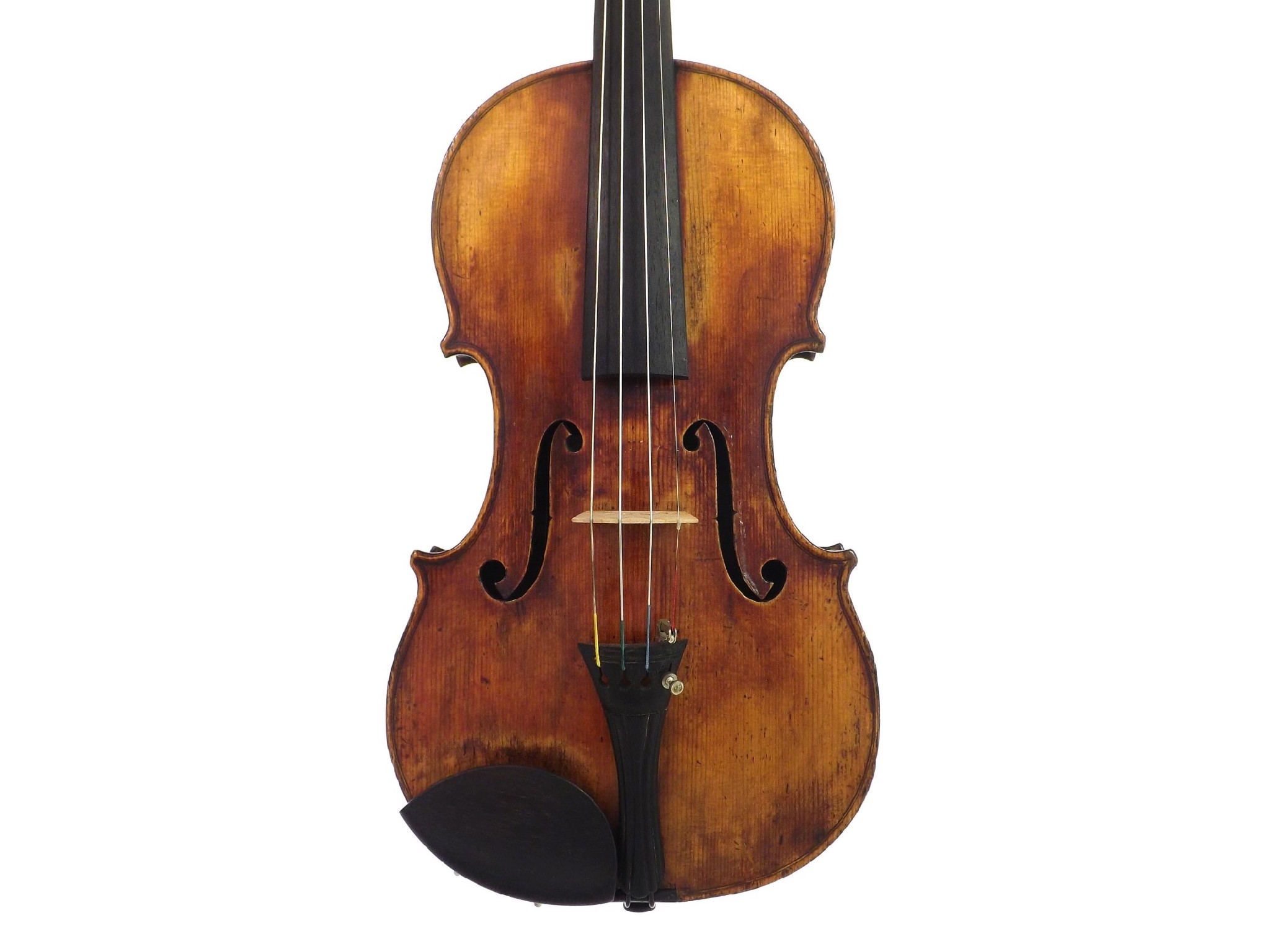 Appraisal: Paris School violin labelled H C Silvestre Paris the two