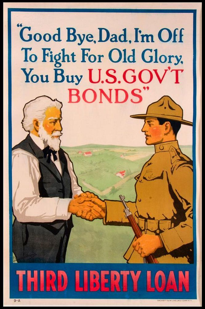 Appraisal: Lawrence Harris Vintage World War I Poster Good Bye Dad