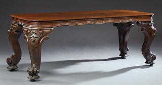 Appraisal: American Rosewood Piano Table th c and later American Rosewood