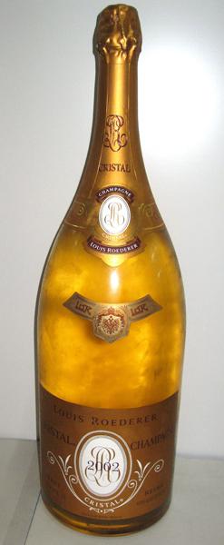 Appraisal: A BOTTLE OF LOUIS ROEDERER CRISTAL CHAMPAGNE BRUT ML CASED