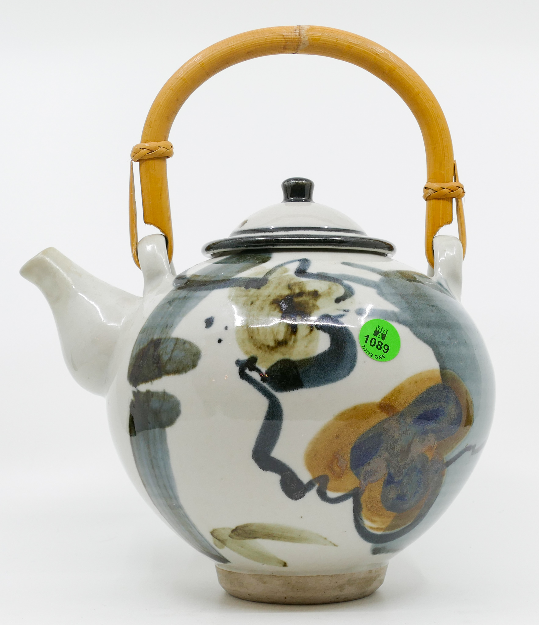 Appraisal: Tom Coleman Decorated Porcelain Teapot ''