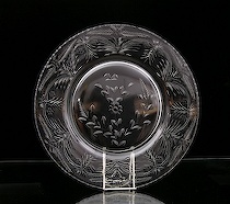 Appraisal: Elegant Cut Glass Platter American ca early th Century Large