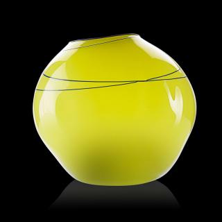 Appraisal: DALE CHIHULY PORTLAND PRESS Basket DALE CHIHULY b PORTLAND PRESSYellow