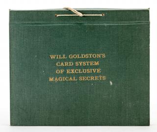 Appraisal: Card System of Exclusive Magical Secrets Goldston Will Card System